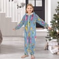 thumbnail image 6 of Vzayyk 4T-14Y Size Aviliable Cozy One-Piece Footless Sleeper Pajama Watercolor Illustration, 6 of 8