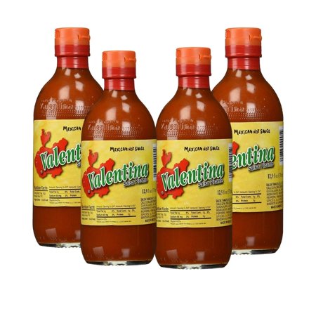 Valentina Salsa Picante Mexican Hot Sauce - 12.5 oz. (Pack of 4)