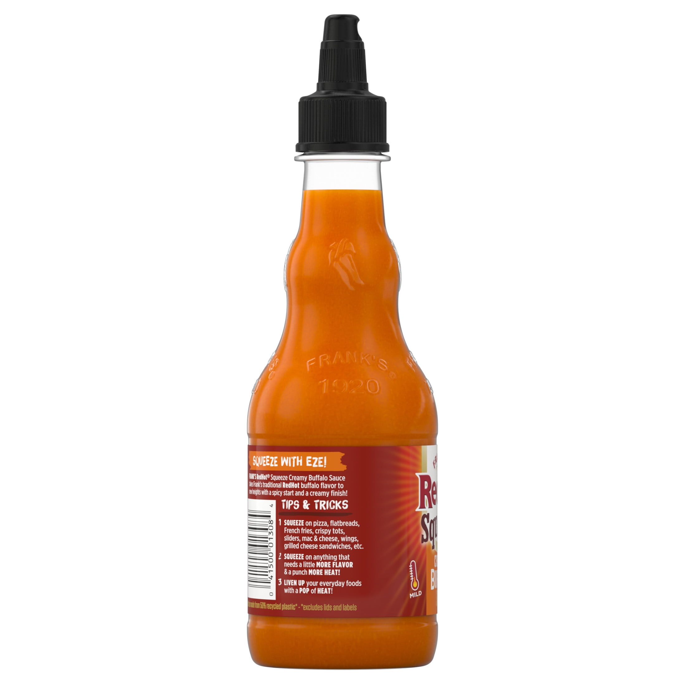Frank's RedHot Creamy Buffalo Squeeze Hot Sauce, 12.0 fl oz