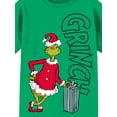 thumbnail image 4 of Dr. Seuss' The Grinch Girls Graphic Crew Neck Short Sleeve T-Shirt, Sizes 4-16, 4 of 4