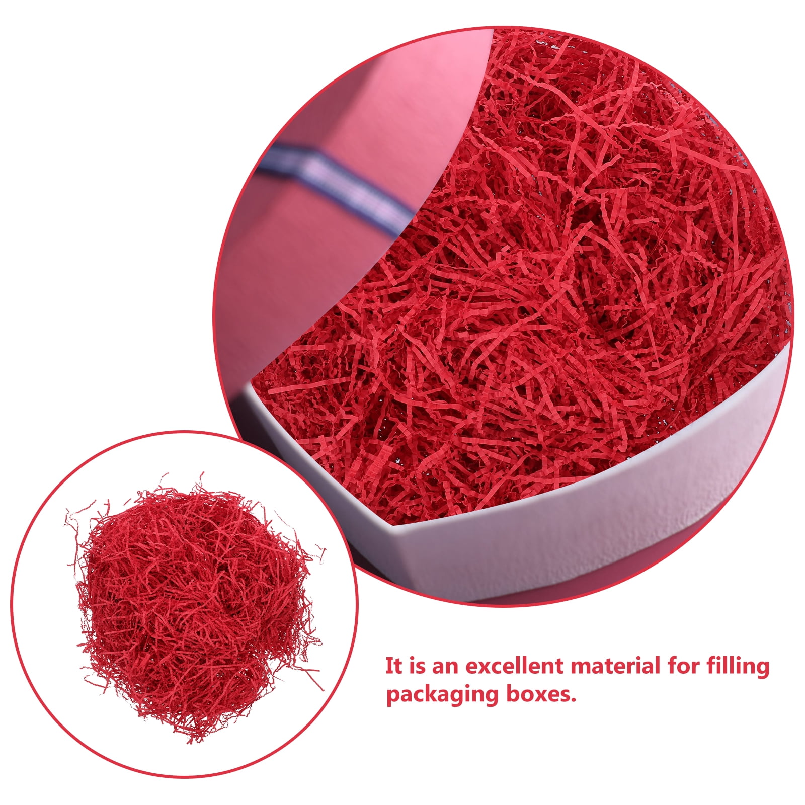 FRCOLOR 1 Bag Of Packing Filler Cut Crinkle Paper Shred Filler Gift Box Filling Shredded Paper Raffia Paper Shred Package Filler Shredding Filling Paper Shreds