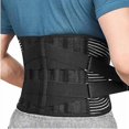 thumbnail image 1 of Cinturón médico de Soporte Lumbar para espalda, corsé ortopédico para cintura, corsé de postura para hombres y mujeres, entrenador de cintura de descompresión de columna vertebral, alivio del dolor, 1 of 5