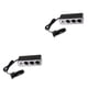 thumbnail image 4 of Speravity Divisor de encendedor de cigarrillos para coche de 1 a 3 enchufes con adaptador de USB DC 12-24V adaptador de corriente para coche Como se muestra 2piezas, 4 of 6