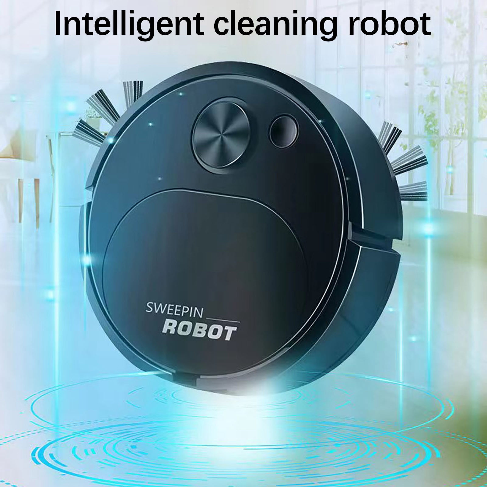 Fnochy Robot Vacuum And Mop Combo, 3 In 1 Mopping Robotic Vacuum Robot Vacuum Cleaner, Slim, Ideal For Hard Floor, Pet Hair, Carpet