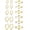 Style 3, variant on 5 Pairs 316L Stainless Steel Stud Earrings Flat Back Earrring Hoop Earrings for Women Men, Silver