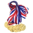 thumbnail image 5 of WEUVEB 6-Pack Soccer Medals for Sports Awards, Metal Soccer Prize Medals with Neck Ribbon for Players, 5 of 8