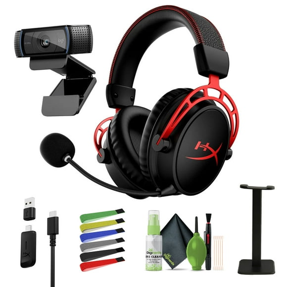 HyperX Cloud Alpha Casque de Jeu Sans Fil Supra-Auriculaire Micro Anti-Bruit Noir/rouge