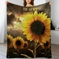 thumbnail image 3 of ARISTURING  I Am The Storm Gifts Inspirational Quote Blanket Gift I Am The Storm Blanket Inspirational Quote Blanket Encouragement Gifts for Women Sunflower Gifts for Women Sunflower Blanket, 3 of 6