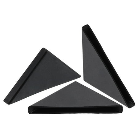 80Pack Corner Protectors 3x50mm Plastic Right Angle Corner Guards Cushion, Black