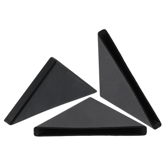 80Pack Corner Protectors 3x50mm Plastic Right Angle Corner Guards Cushion, Black