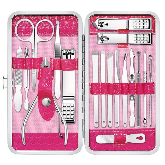 Set de cortaúñas Yougai Professional, 18 unidades, con estuche
