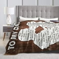 thumbnail image 6 of DAJU Gifts for Dad Blanket from Daughter Fathers Day to My Dad Blanket Gifts Birthday Valentines Day Thanksgiving Gifts for Dad Gifts Super Soft Throw Blankets Present from Daughter(60*80inch), 6 of 6