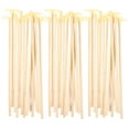 thumbnail image 2 of 100 Pieces Bamboo Paper Lanterns Pole for Kids Playing EcoFriendly Beige Party Decoration 28cm, 2 of 10