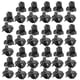 thumbnail image 3 of Pinzas para el cabello 100PCS Mini pinzas pequeñas de plástico negro Abrazadera de clip ANGGREK  Otros, 3 of 8