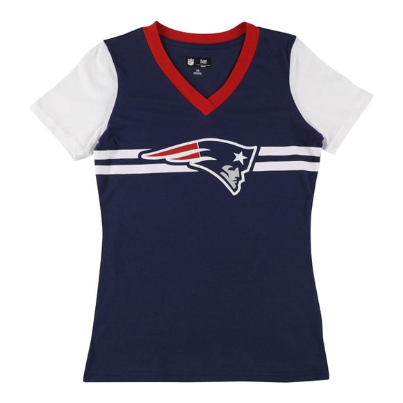 Camiseta con gráfico de los Patriotas de Nueva Inglaterra para mujer de la NFL pat XS