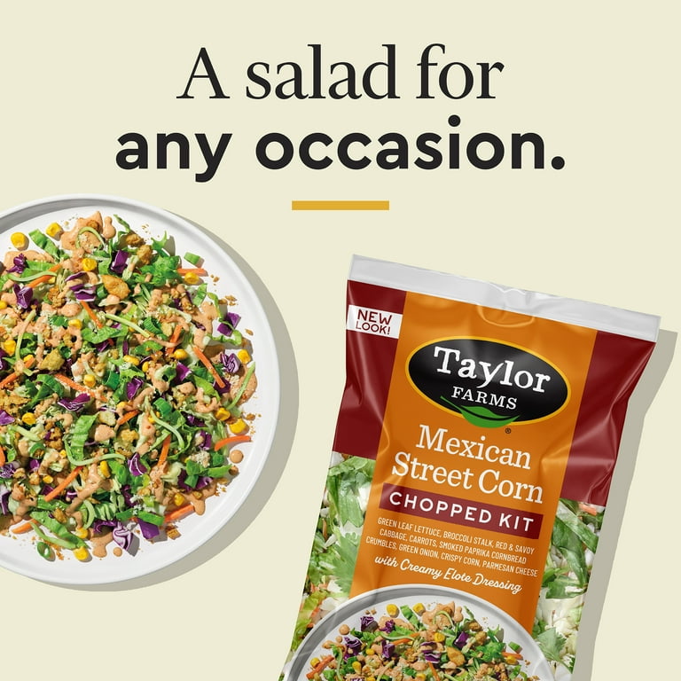 Taylor Farms Mexican Style Street Corn Fresh Chopped Salad Kit, 11.62 oz, Fresh