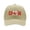 Khaki, variant on Women's Men's Canada Maple Leaf Letter Printed Baseball Cap Adjustable Curved Brim Breathable Sun Hat Travel Camping Peaked Caps