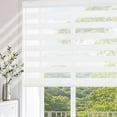 thumbnail image 1 of Zebra Blinds for Windows Cordless Window Shades Stop Light Filtering Roller Windows Shades Roller Indoor Blinds for Kitchen Bathroom Windows &#W x &#H in (W cm x H cm), 1 of 7