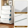 thumbnail image 5 of Uforic Wood File Cabinet with 4-Drawer, Storage Office Cabinet for Home Office, White, 5 of 6