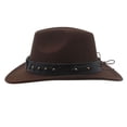 thumbnail image 3 of Western Cowboy Hat for Kids Boy Girl Classic Cowboy Cowgirl Dress Up Hat with Buckle Belt, 3 of 8