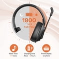 thumbnail image 4 of Auriculares Bluetooth EKSA Trucker con cancelación de ruido y micrófono 30H, 4 of 8