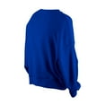 thumbnail image 3 of Women's New Era Blue New York Knicks Boxy Throwback Mineral Wash Sweatshirt, 3 of 5