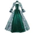 thumbnail image 2 of LEEYNEER Womens Rococo Dress Renaissance 1800s Dress for Women Victorian Ball Gown Gothic Dress Maxi Princess, 2 of 3