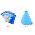 thumbnail image 5 of Advancent Paquete de hielo desechable para verano, molde para cubitos de hielo, embudo plegable de plástico, dispositivo de cocina telescópico Cocina y Comedor transparente 30*19cm, 5 of 5