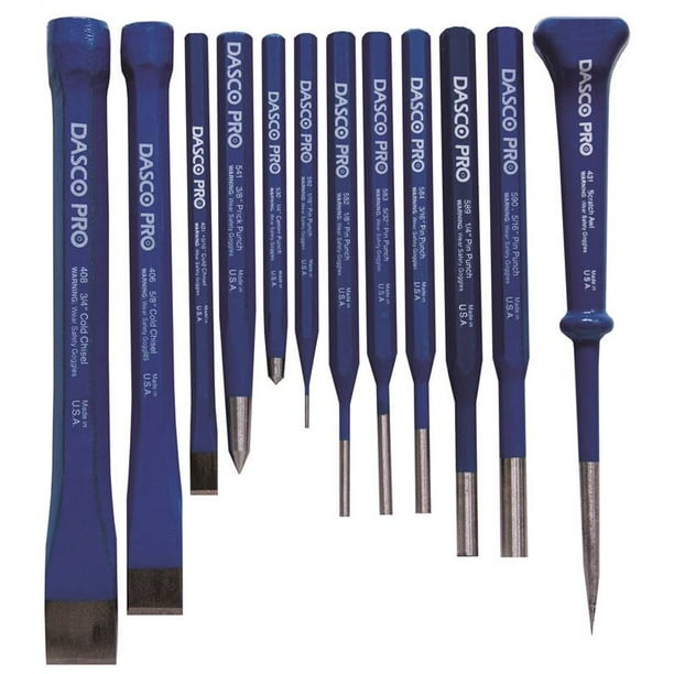 Dasco 88 Punch and Chisel Kit 12 Pieces Walmart