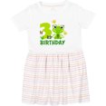 thumbnail image 3 of Inktastic 3rd Birthday Princess Frog Girls Toddler Dress, 3 of 5