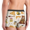 thumbnail image 5 of Disketp Cute Bee Honey Jar Hive Bear Men'S Boxer Briefs,Soft And Breathable Cotton Underwear With Comfortflex Waistband, 5 of 9