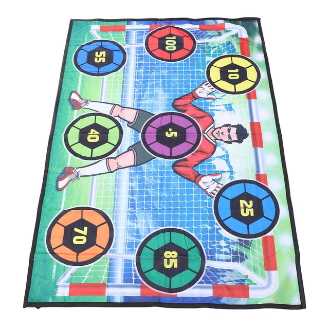 JUEGO DE JUEGOS DE PELOTA DE FÚTBOL, Desarrollo de Habilidades Colors Game Game Educational Con 2 Bolas de Gancho y Bucle Bomba de Aire para Patio Trasero Interior