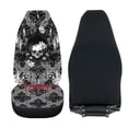 thumbnail image 6 of POLERO Gothic Skull Damask Print Front Seat Cover for Most Cars, 2 Pack Washable Vehicle Seat Covers Breathable Non-Slip Car Seat Cover, 6 of 13