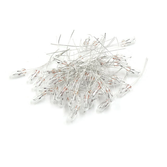 50pcs Vehículo 12V T4 Bombilla Amarillo Luces de Panel Tablero de Instrumentos de Coche