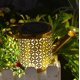 thumbnail image 3 of Farol solar decorativo para exteriores para patio, luz solar decorativa de metal retro con gancho, diseño ahuecado impermeable para colgar en la mesa del jardín, camino de pasarela (paquete de 2), 3 of 5