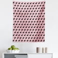 thumbnail image 1 of Scottie Dog Tapestry, Hairy and Fluffy Adult Terrier and Bones on Pink Background, Fabric Wall Hanging Decor for Bedroom Living Room Dorm, 5 Sizes, Pale Pink and Black, by Ambesonne, 1 of 1