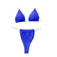thumbnail image 4 of Women 2 Piece Swimsuits High Waisted Bikini Sets Beach Bikini For Two Piece Swimsuit With Flirty Cutouts Summer Resort Swimwear For Confidence 2 Piece Bathing Suits XL, 4 of 5