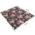 thumbnail image 3 of Pioneer Flower Floral Print Pattern Blanket,Comfortable Soft Lamb Wool Throw Blanket,All Season,Warm Lightweight Blankets for Sofa Bed Couch Living Room Chair,50"x60", 3 of 4