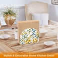 thumbnail image 6 of Yayeee Napkin Holder for Table Kitchen Paper Tissue Organization, Yellow Floral, 6 of 8