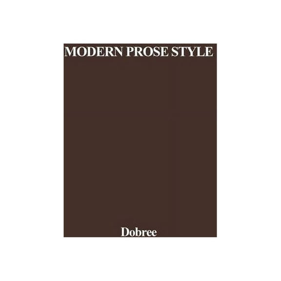 Modern Prose Style, (Hardcover)
