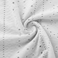 thumbnail image 7 of MIXUE Womens Summer Tops Summer Solid Color Round Neck Hollowed Out Sleeveless Fashion Casual Loose Pullover Tee Shirts Outwear,White,XL, 7 of 7