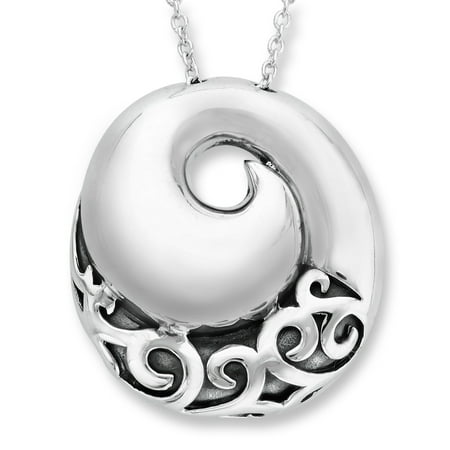 Evert deGraeve Spiral Pendant Necklace in Sterling Silver