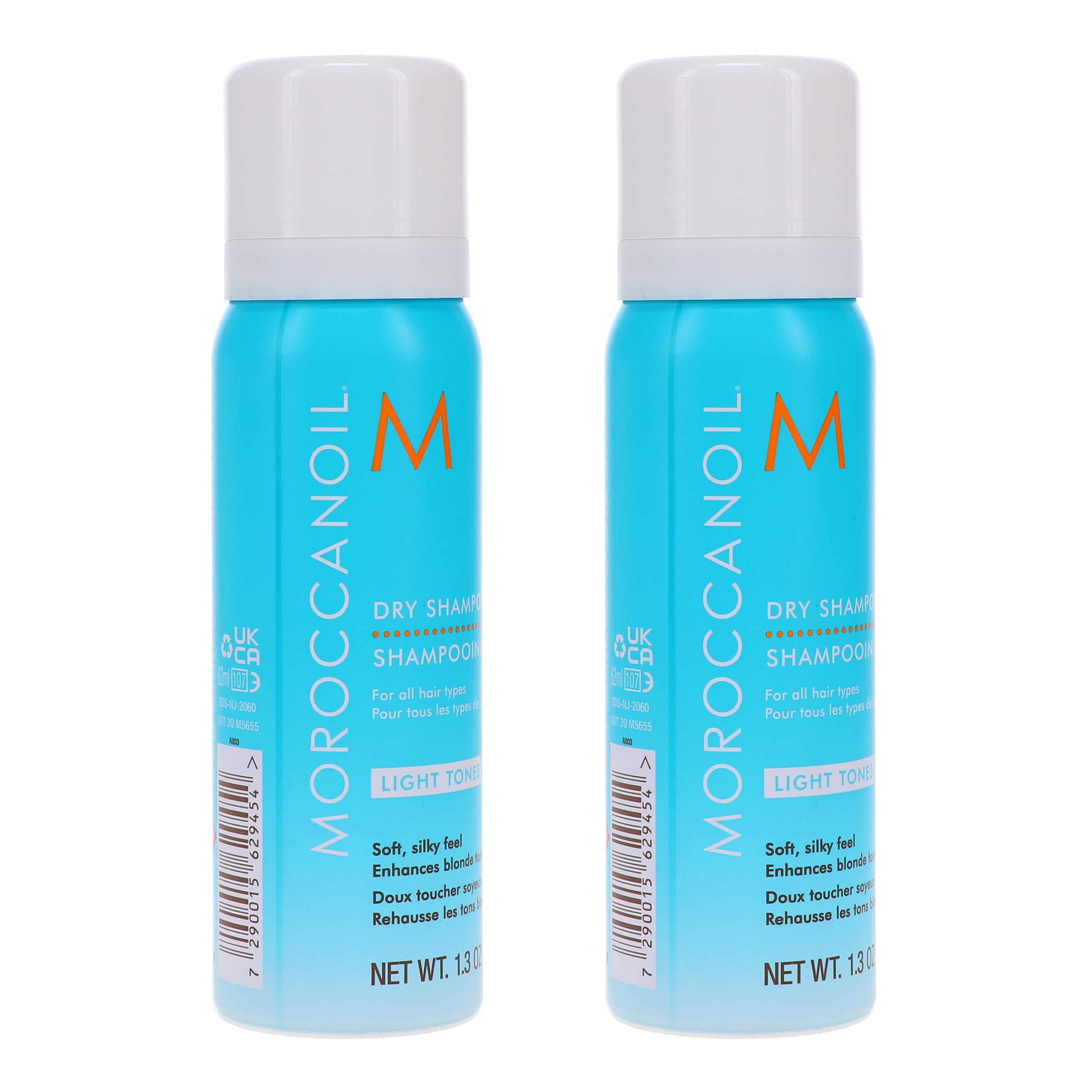 Moroccanoil Dry Shampoo Light Tones 1.3 oz 2 Pack