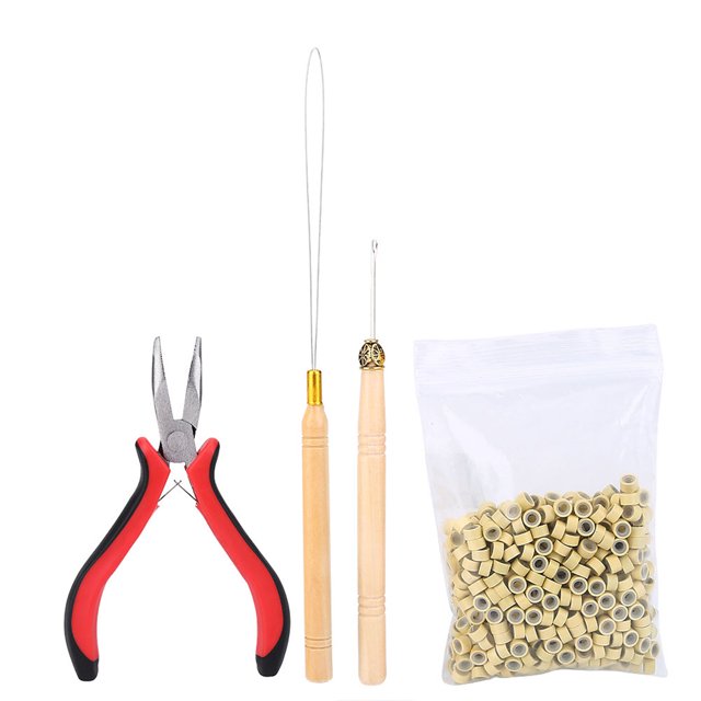 Hair Connector Set, Connector, 500Pcs Micro Rings Hairstylist For Barber