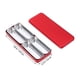 thumbnail image 3 of Caja de desinfección de agujas para materiales dentales, de aluminio, con cuatro compartimentos (roja), 3 of 8