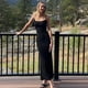 thumbnail image 3 of Vestido largo de satén sin mangas con espalda descubierta para mujer, traje elegante y Sexy para fiesta de cumpleaños y Club, Y2K, verano 2024, 3 of 4