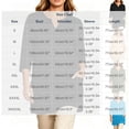 thumbnail image 3 of Women's Plus 3/4 Sleeve Tunic Tops Notch V Neck Flowy Blouses Loose Fit Long Shirts with Pockets to Wear with Leggings Office Daily Wear, Blue, XXL, 3 of 8