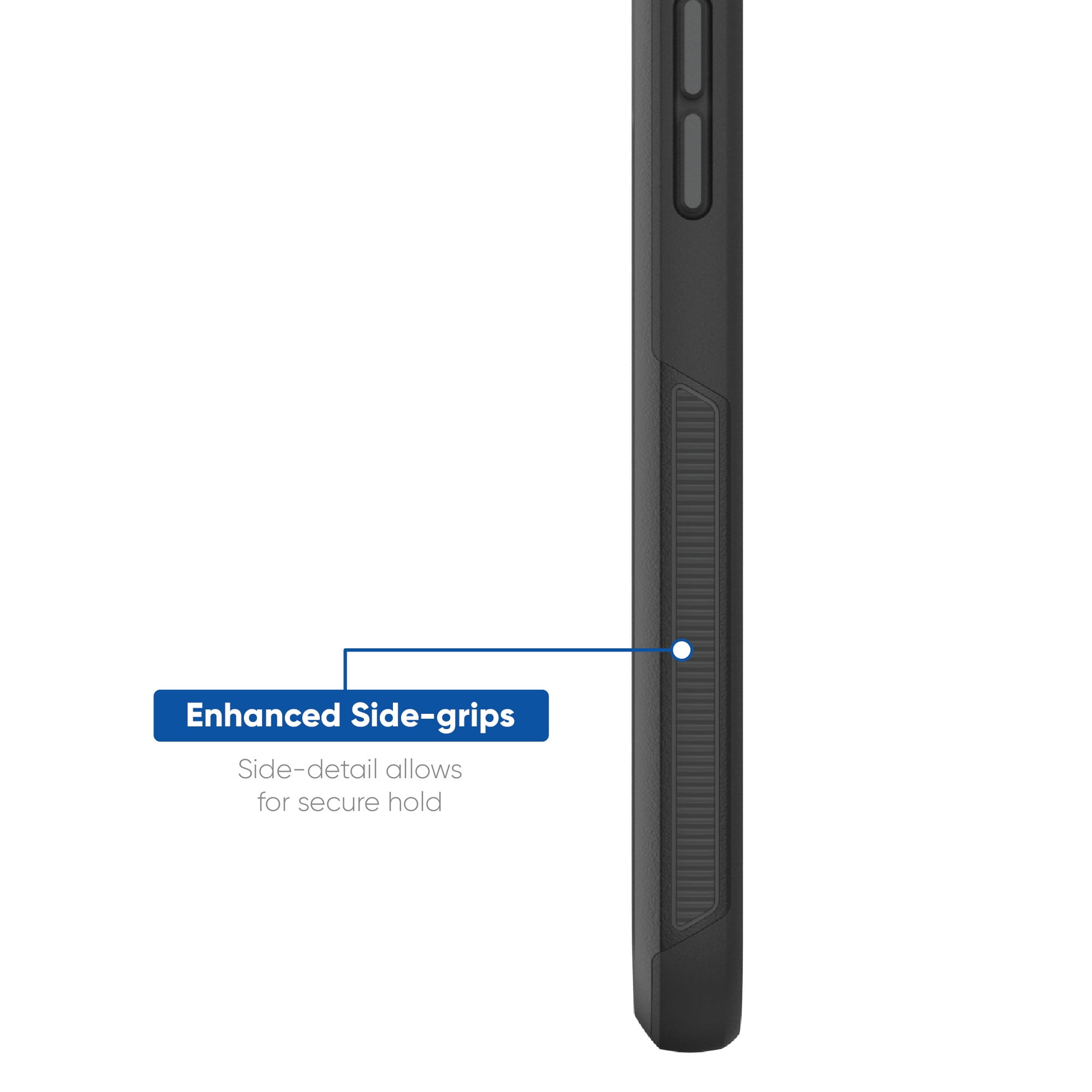 onn. Slim Rugged Phone Case for iPhone 11 / iPhone XR - Black
