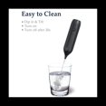 thumbnail image 2 of Handheld , Rechargeable Blender for Matcha Coffee, Electric Beverage Mixer Mini Foamer,1 x body 1 x stirring head 1 x data cable,Black, 2 of 6