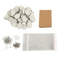 thumbnail image 2 of Juego De Pendientes De Sublimación En Blanco Juego De Pendientes De Transferencia Térmica Fácil De Usar Duradero Resistente Para La Fabricación De Pendientes ANGGREK Arte y Manualidades, 2 of 8